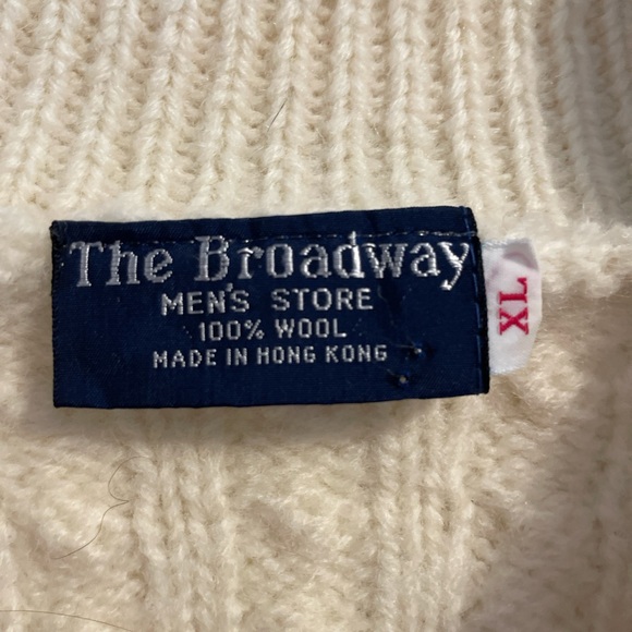 Vintage The Broadway Men’s Wool Cardigan - Picture 7 of 7